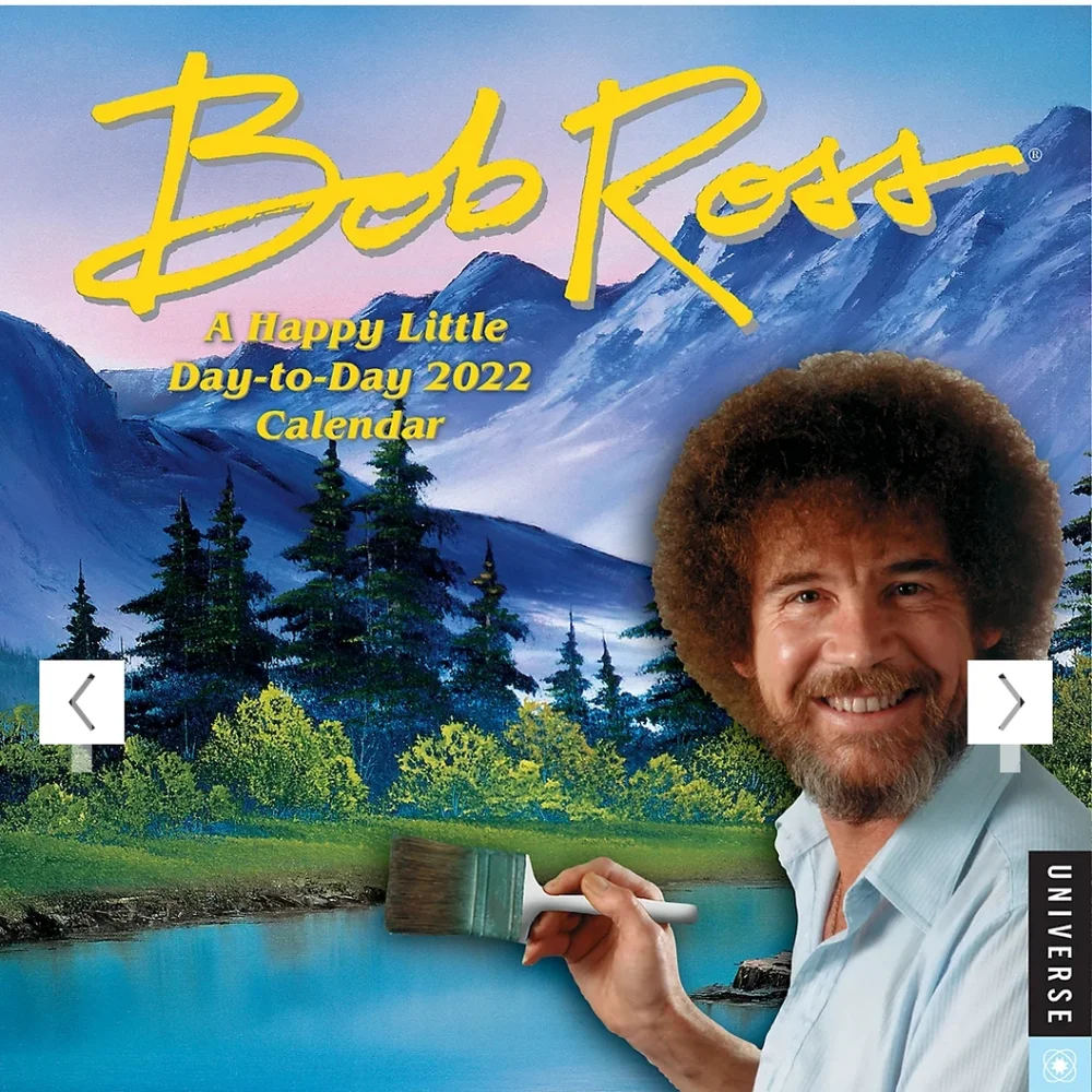 Bob Ross: A Happy Little Day-to-Day 2022 Calendar